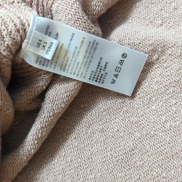 Free People Prism Solid Oversized Sweater Size Small in Tan - Picture 8 of 11